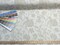 1 Yard Upholstery Cotton Fabric Interpretation Floral Reversible Alabaster 100% Italian Cotton 54 Inch Width
